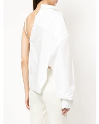 Белая блузка с длинным рукавом от Paula Knorr