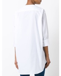 Белая блузка с длинным рукавом от Ermanno Scervino