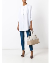 Белая блузка с длинным рукавом от Ermanno Scervino