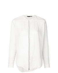 Белая блузка с длинным рукавом от Pas De Calais