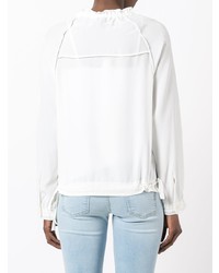 Белая блузка с длинным рукавом от Rag & Bone