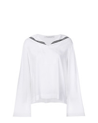 Белая блузка с длинным рукавом от Philosophy di Lorenzo Serafini