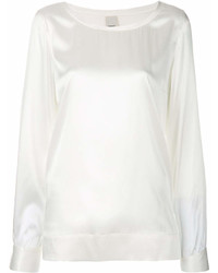Белая блузка с длинным рукавом от Pinko