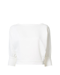Белая блузка с длинным рукавом от Rachel Comey