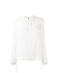 Белая блузка с длинным рукавом от Rag & Bone