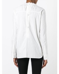 Белая блузка с длинным рукавом от Marni