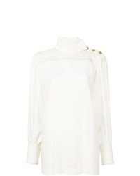 Белая блузка с длинным рукавом от Sonia Rykiel