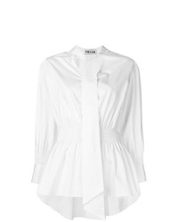 Белая блузка с длинным рукавом от Teija
