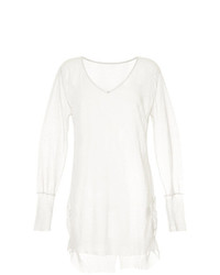 Белая блузка с длинным рукавом от Uma Wang