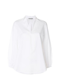 Белая блузка с длинным рукавом от Vince