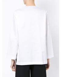 Белая блузка с длинным рукавом от Andrea Marques