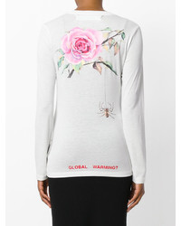 Белая блузка с принтом от Off-White