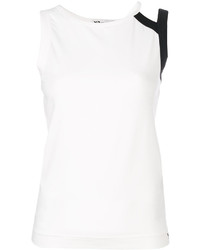 Белая блузка с принтом от Y-3