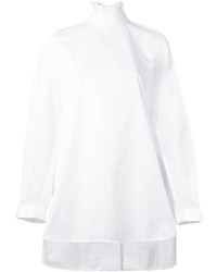 Белая блузка с рюшами от Ellery