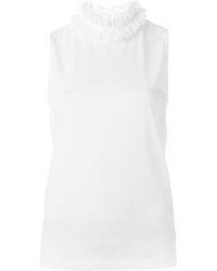 Белая блузка с рюшами от See by Chloe