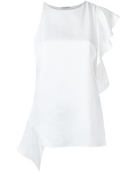Белая блузка с рюшами от Tufi Duek
