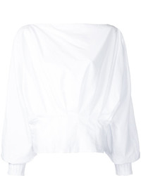 Белая блузка со звездами от CHRISTOPHER ESBER