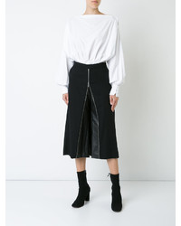 Белая блузка со звездами от CHRISTOPHER ESBER