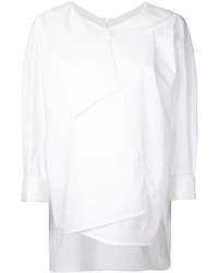 Белая блузка со складками от Enfold