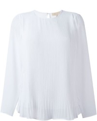 Белая блузка со складками от MICHAEL Michael Kors