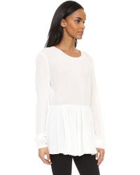 Белая блузка от Just Female