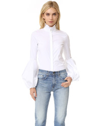 Белая блузка от Caroline Constas