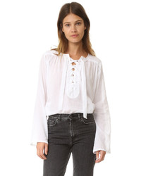 Белая блузка от Faithfull The Brand