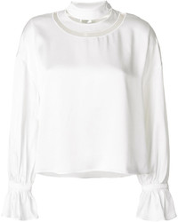 Белая блузка от Fendi