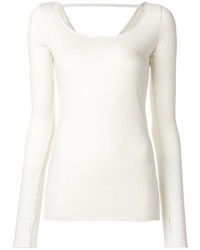 Белая блузка от Helmut Lang