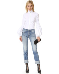 Белая блузка от Caroline Constas