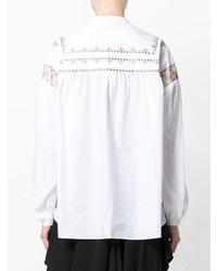 Белая блузка от Tory Burch