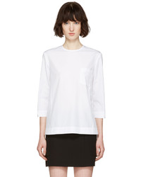 Белая блузка от Maison Margiela