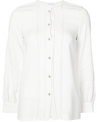 Белая блузка от Oscar de la Renta