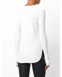 Белая блузка от Helmut Lang