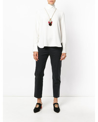 Белая блузка от Alberto Biani