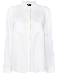 Белая блузка от Tom Ford