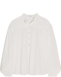 Белая блузка от Tomas Maier