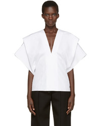 Белая блузка от Victoria Beckham