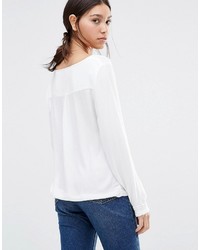 Белая блузка от Vila