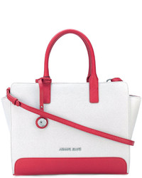 Белая большая сумка от Armani Jeans