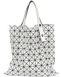 Белая большая сумка от Bao Bao Issey Miyake