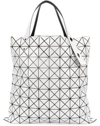 Белая большая сумка от Bao Bao Issey Miyake