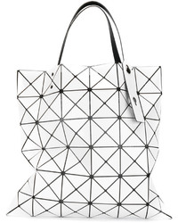 Белая большая сумка от Bao Bao Issey Miyake