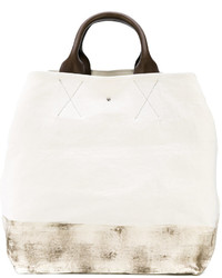 Белая большая сумка от Isabel Benenato