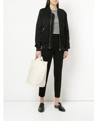 Белая большая сумка от Cabas