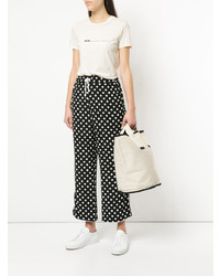 Белая большая сумка от Cabas