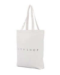 Белая большая сумка от CITYSHOP