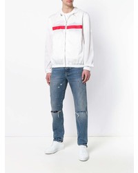 Мужская белая ветровка от Givenchy