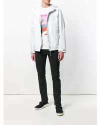 Мужская белая ветровка от Prada