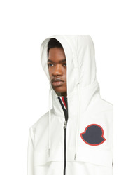 Мужская белая ветровка от Moncler